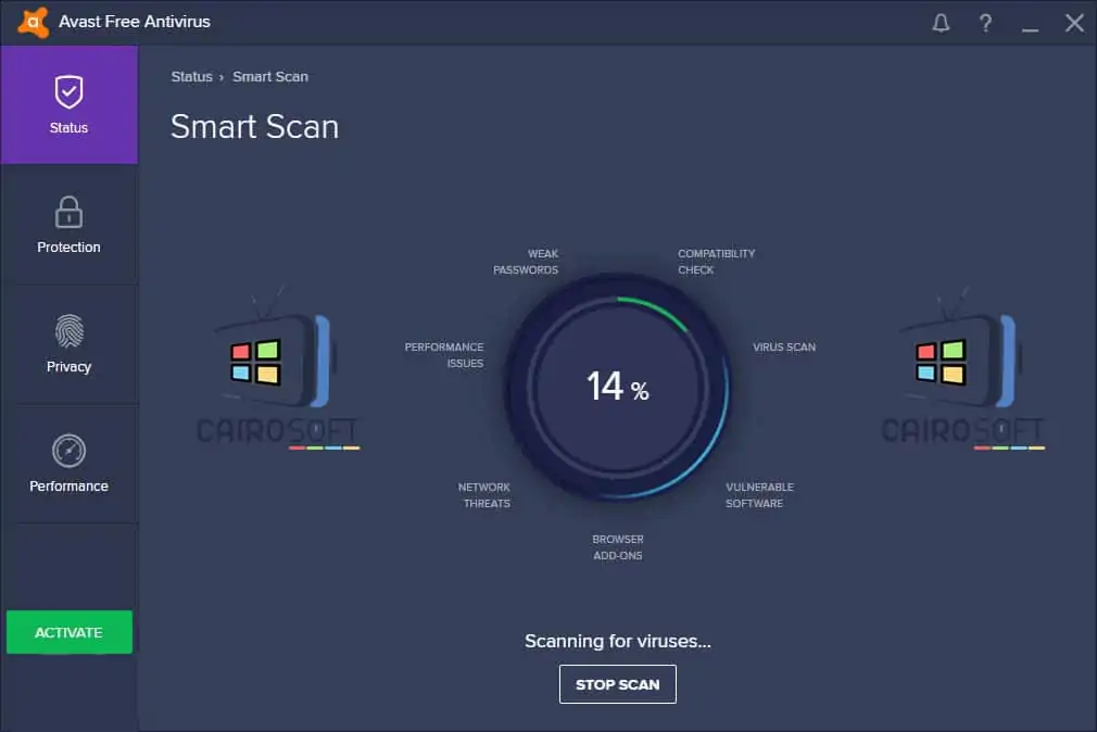 تحميل برنامج افاست للكمبيوتر عربي Avast antivirus