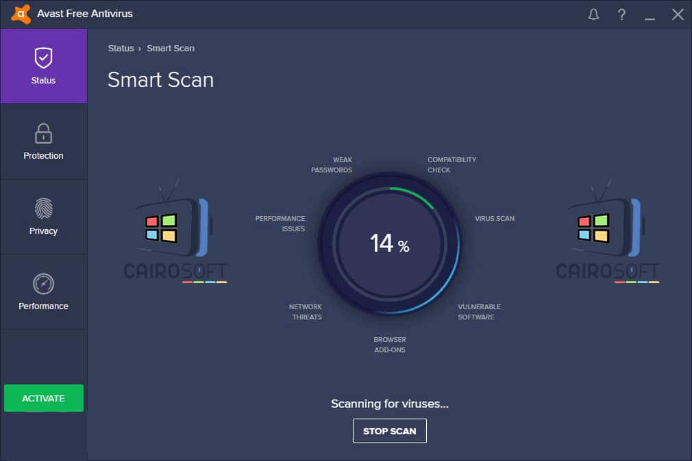 تحميل برنامج افاست للكمبيوتر عربي Avast antivirus